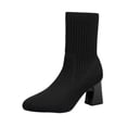 thumbnail image 1 of hzomhy Womens Mid Calf Boots Pointed Toe High Heel for Casual Summer and Everyday Wear, 1 of 7