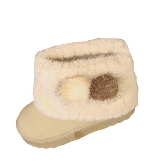 hzomhy Womens Snow Boots Thick Sole Warm Lining for Cold Weather Casual Daily Indoor and Outdoor Wear