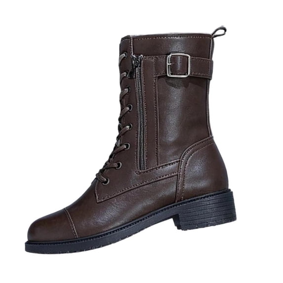 hzomhy Womens Snow Boots Warm Lining Thick Sole Low Heel for Cold Weather Casual Daily and Winter Wear