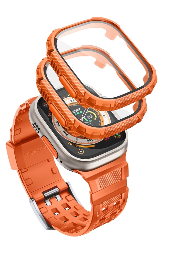 Apple Watch Rugged Durable TPU Band Armorbox, Orange