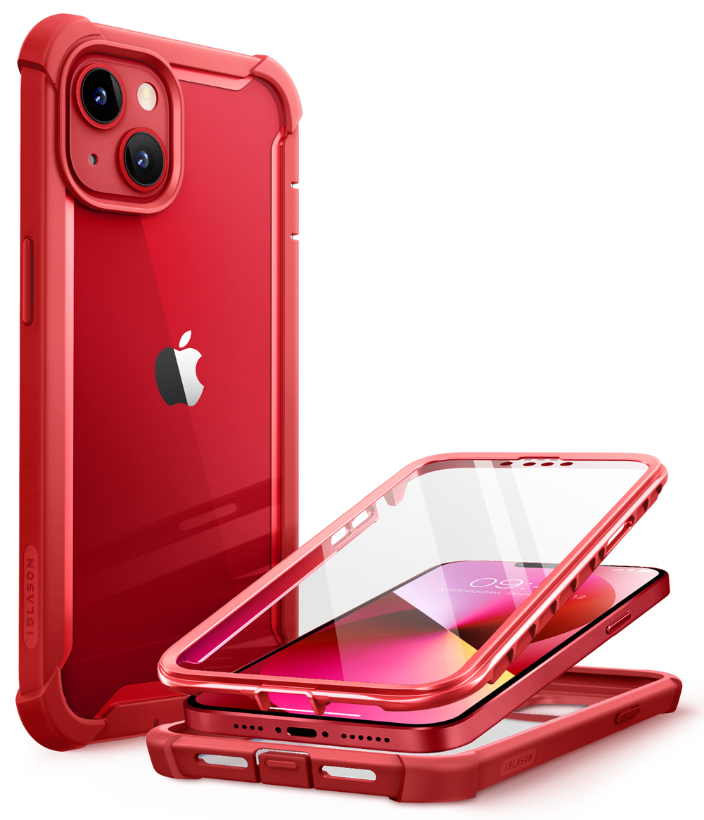 I-Blason Ares Dual Layer Case For IPhone 13 Pro 6.1" – Clear Rugged Bumper With Screen Protector