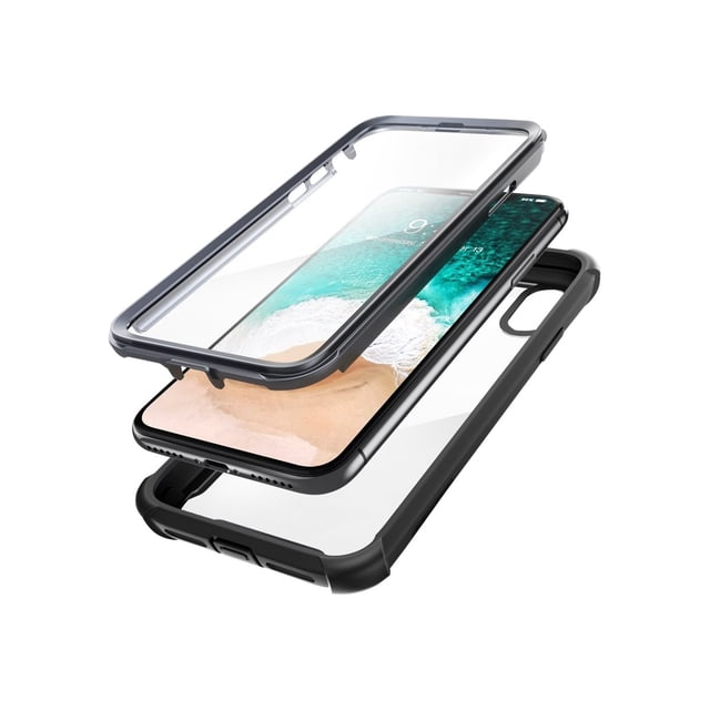 iPhone Xs Max Case 6.5 inch Ares Series Full-Body Rugged Clear Bumper Case with Built-in Screen Protector (D50)(RS6)(1U50) main image 0