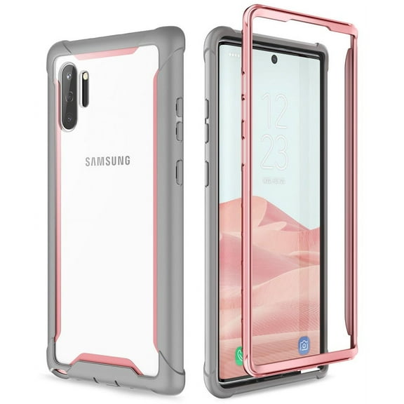 i-Blason Ares Series Case Designed for Galaxy Note 10 ((2019 release), Rugged Clear Bumper Case Without Built-in Screen Protector(Pink)