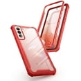 thumbnail image 1 of i-Blason Ares Series Case Designed for Galaxy S22 Plus 5G (2022 Release), Rugged Clear Bumper Case Without Built-in Screen Protector (Ruddy), 1 of 10