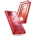 thumbnail image 1 of i-Blason Ares Series Phone Case Designed for Galaxy S22 Ultra 5G (2022 Release), Rugged Clear Bumper Case Without Screen Protector (Ruddy), 1 of 10