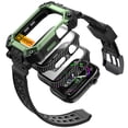 thumbnail image 1 of i-Blason Armorbox for Apple Watch Series 10 46mm Case with Band Multi-use [2 Pack Tempered Glass Screen Protector] Military Protection Sport Shockproof Rugged Bumper Cover for iWatch 10 (46MM), Guldan, 1 of 9
