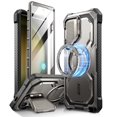 thumbnail image 1 of i-Blason Armorbox for Samsung Galaxy S24 Ultra Case with Camera Cover Stand, [Compatible with MagSafe] Full-Body Rugged Protective Case with Built-in Screen Protector & Kickstand (Tigray), 1 of 8