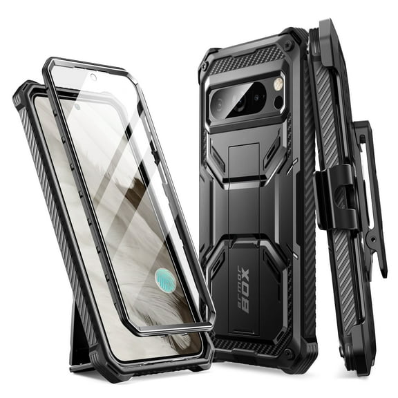 i-Blason Armorbox Series Bumper Cell Phone Case for Google Pixel 8 Pro, Black