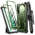 thumbnail image 1 of i-Blason Armorbox Series Designed for Samsung Galaxy S23Plus 5G (2023 Release), Full-Body Rugged Holster Bumper Case with Built-in Screen Protector & Kickstand (Guldan), 1 of 10