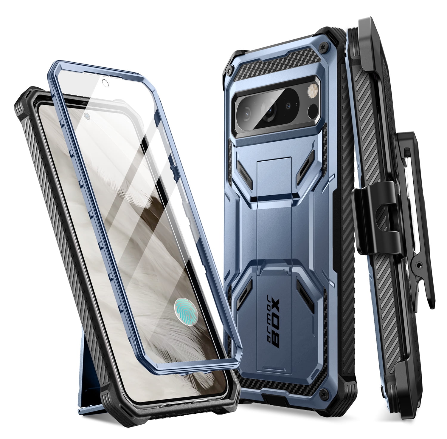 i-Blason Armorbox Series Rugged Cell Phone Case for Google Pixel 8 Pro, Tilt
