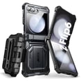 thumbnail image 1 of i-Blason Armorbox series for Samsung Galaxy Z Flip 6 / Flip 5 Case with Stand, [Built-in Screen Protector] [Hinge Protection] [Belt-Clip], Full-Body Protection Phone Case Cover, Black, 1 of 1