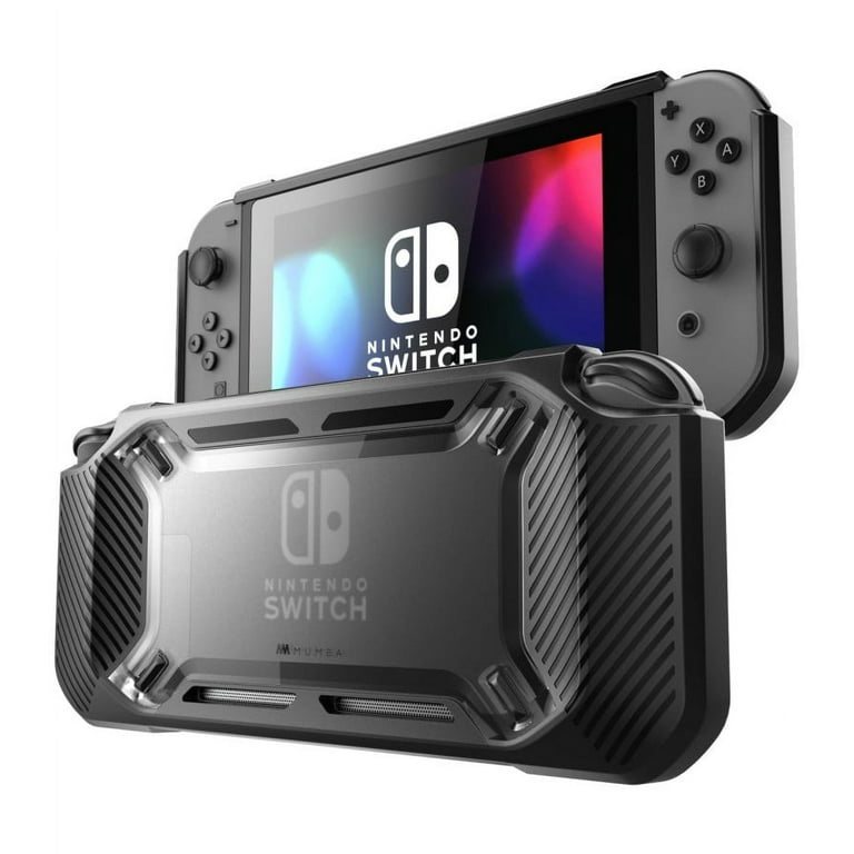 i Blason Case for Nintendo Switch Heavy Duty Slim Rubberized Snap on Hard Case Cover for Nintendo Switch 2017 Release Black