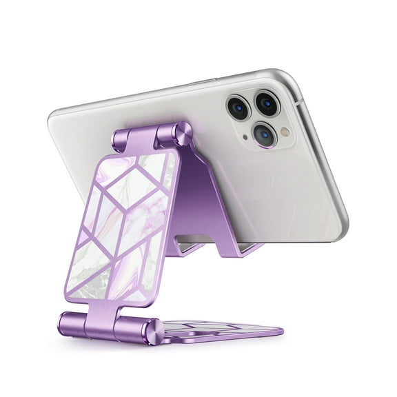 i-Blason Cell Phone Stand, Foldable Adjustable Phone Mount Holder, Compatible with iPhone 13/iPhone 12/11/Galaxy S21/Pixel 6, Android Smartphones, All Smart Phone (Ameth)