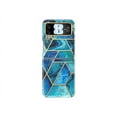 thumbnail image 1 of i-Blason Cosmo - Back cover for cell phone - thermoplastic polyurethane (TPU), polycarbonate - ocean blue - for Samsung Galaxy Z Flip4, 1 of 7