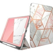 i-Blason Cosmo Carrying Case Tri-fold لـ 10.2 Apple iPad 7th Generation Tablet، Pink