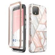 i-Blason Cosmo Case for Google Pixel 4 5.7 inch (2019 Release), Slim Full-Body Stylish Protective Case with Built-in Screen Protector (Marble)