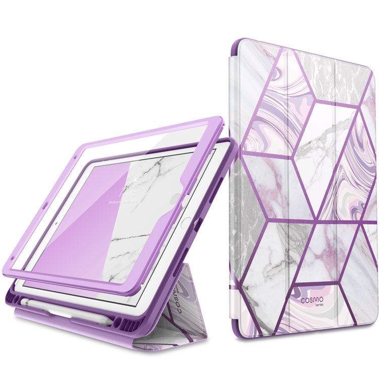 iPad Air 3 Case 3-Layer Trifold Stand Auto Wake/Sleep Cover And Screen  Protector