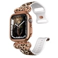 thumbnail image 1 of i-Blason Cosmo Luxe Series Case for Apple Watch Series 7/6/SE/5/4 [41/40mm], Stylish Protective Case with Adjustable Strap Bands(Jungle), 1 of 9