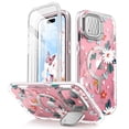 thumbnail image 1 of i-Blason Cosmo Mag for iPhone 15 Case/iPhone 14/13 Case [6.1 inch] with Camera Cover Stand, [MagSafe Compatible] Slim Stylish Full-Body Protective Case with Built-in Screen Protector (Paint), 1 of 5
