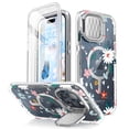thumbnail image 1 of i-Blason Cosmo Mag for iPhone 15 Pro Case 6.1 inch with Camera Cover Stand, [Compatible with MagSafe] Slim Stylish Full-Body Protective Case with Built-in Screen Protector (Paint), 1 of 6