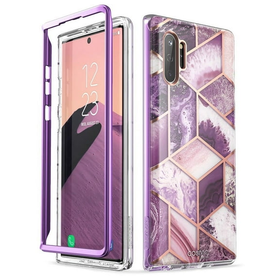 i-Blason Cosmo Series Case for Galaxy Note 10+ Pro/Plus 5G 2019 Release, Slim Stylish Protective Bumper Case Without Built-in Screen Protector (Purple)