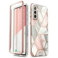 thumbnail image 1 of i-Blason Cosmo Series Case for Samsung Galaxy S21 5G (2021 Release), Slim Stylish Protective Bumper Case Without Built-in Screen Protector, Marble, 6.2", 1 of 6