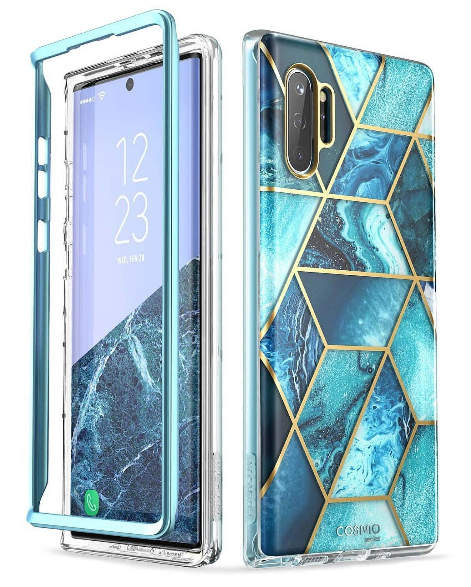 i-Blason Cosmo Series Case for Galaxy Note 10+ Pro/Plus 5G 2019 Release, Slim Stylish Protective Bumper Case Without Built-in Screen Protector (Navy)