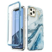 i-Blason Cosmo Series Case for iPhone 11 Pro Max 6.5 Inch, Slim Full-Body Stylish Protective Case with Built-in Screen Protector 2019 Release (Blue)