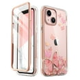 thumbnail image 1 of i-Blason Cosmo Series Case for iPhone 13 6.1 inch (2021 Release), Slim Full-Body Stylish Protective Case with Built-in Screen Protector (PinkFly), 1 of 6