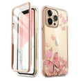 thumbnail image 1 of i-Blason Cosmo Series Case for iPhone 13 Pro 6.1 inch (2021 Release), Slim Full-Body Stylish Protective Case with Built-in Screen Protector (PinkFly), 1 of 6