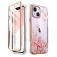 thumbnail image 1 of i-Blason Cosmo Series Case for iPhone 14 Plus 6.7 inch (2022 Release), Slim Full-Body Stylish Protective Case with Built-in Screen Protector(Pinkfly), 1 of 7