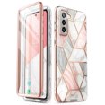 thumbnail image 1 of i-Blason Cosmo Series Designed for Samsung Galaxy S21 FE 5G Case (2022 Release), Slim Full-Body Stylish Protective Case with Built-in Screen Protector (Marble), 1 of 8