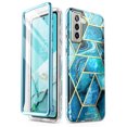 thumbnail image 1 of i-Blason Cosmo Series Phone Case for Samsung Galaxy S22 Plus 5G, Slim Stylish Protective Case With Built-in Screen Protector (Ocean), 1 of 9