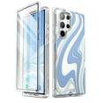 thumbnail image 1 of i-Blason Cosmo Series for Samsung Galaxy S23 Ultra 5G (2023 Release), Slim Stylish Protective Case with Built-in Screen Protector (BlueSwirl), 1 of 8