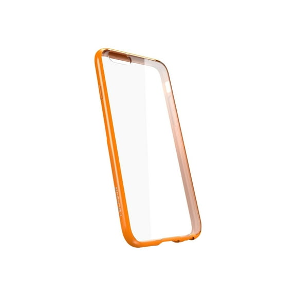 i-Blason Halo Hybrid - Back cover for cell phone - polycarbonate, thermoplastic polyurethane (TPU) - orange, clear