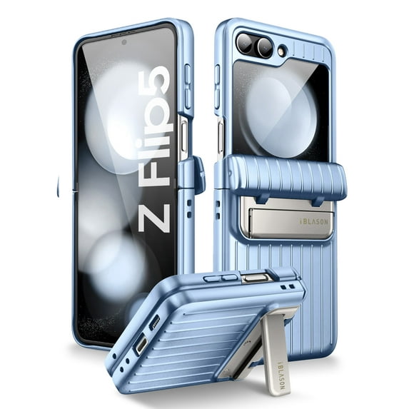 i-Blason Journey Series Rugged Case for Samsung Galaxy Z Flip 5 (2023) with Kickstand & Protector