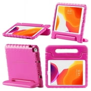 i-Blason KIDO Case for New iPad 9th/8th/7th Generation, iPad 10.2 2021/2020/2019 Case for Kids, Lightweight Super Protective Shockproof Case with Convertible Stand (Pink)