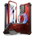thumbnail image 1 of i-Blason Kickstand Rugged Cell Phone Case for Samsung Galaxy S24 Plus, Red, 1 of 8