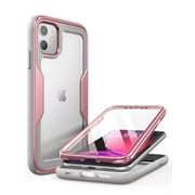 i-Blason Magma Case for iPhone 11 6.1 inch 2019 Release، Heavy Duty Protection، Full Body Bumper Protection Case with in-in Screen Protector RoseGlod