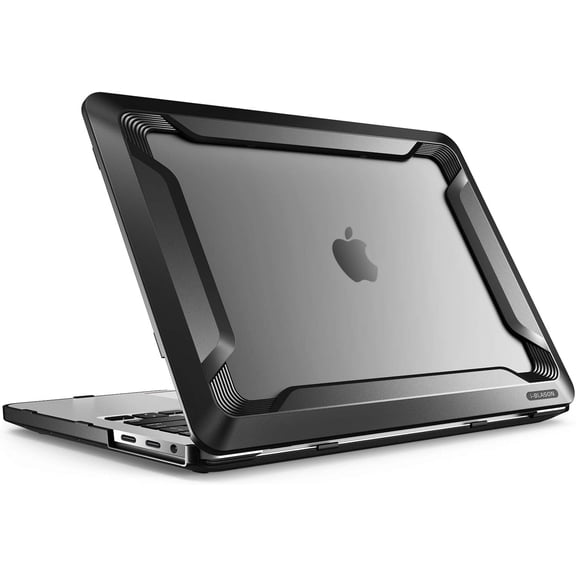 i-Blason Rugged Case for MacBook Pro 16 inch (2019 Release), Heavy Duty Shockproof Cover with Protective TPU Bumper for New MacBook Pro 16" with Touch Bar and Touch ID (Black)