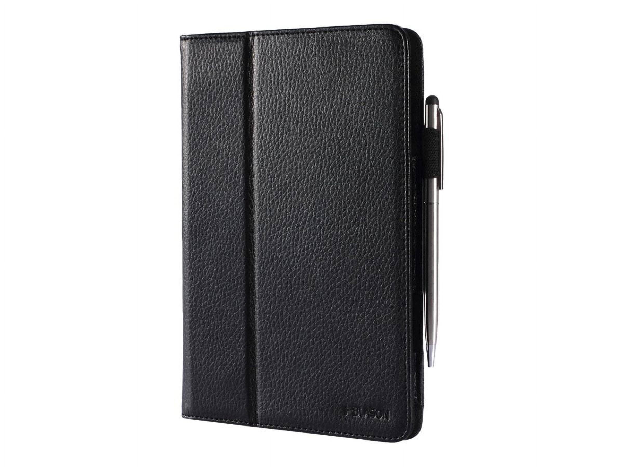 i-Blason Slim Book - Flip cover for tablet - synthetic leather - black - image 1 of 6