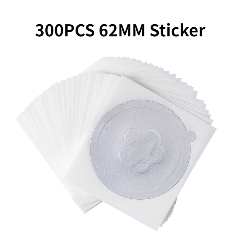 40 Ou 60 Autocollants Rechargeables Pour Capsules De Café En Aluminium - Étiquettes De Scellage