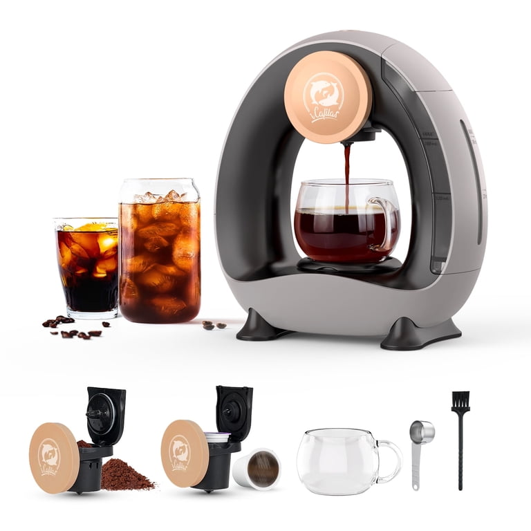【美品】 ②Qi35 （1W:10.5°）: 50S i Cafilas MINI Q Single Serve Coffee Maker, Capsule or Powder Use