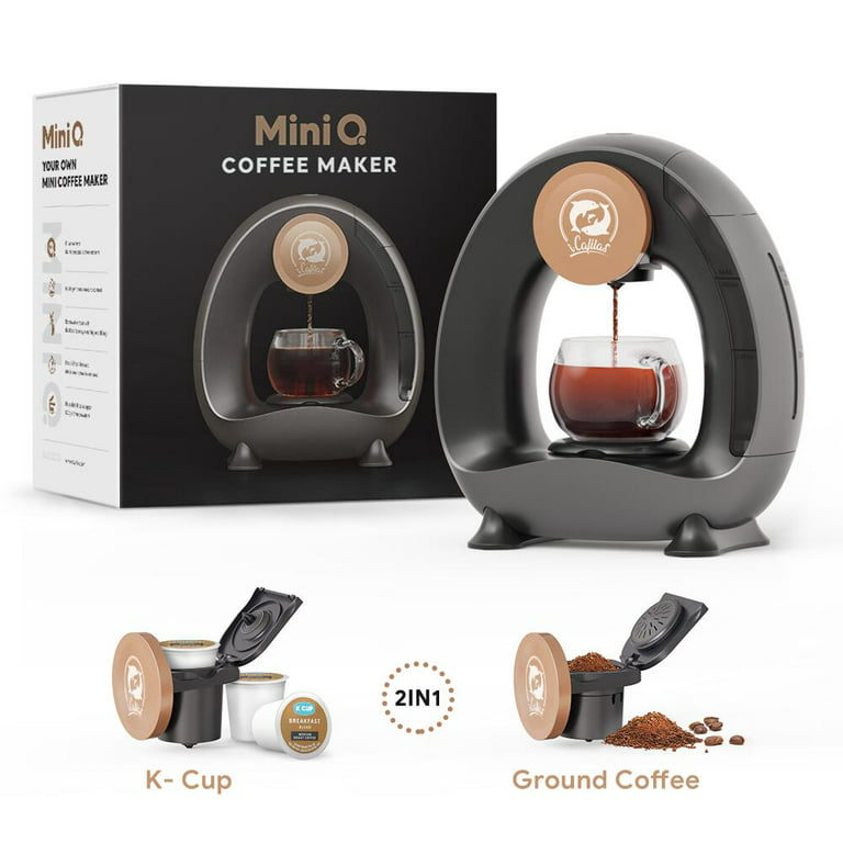 Portable Mini Coffee Maker Battery Powered Food Grade Material Fast Brewing  200ml Water Tank Travel Use Coffee Making Machine - AliExpress