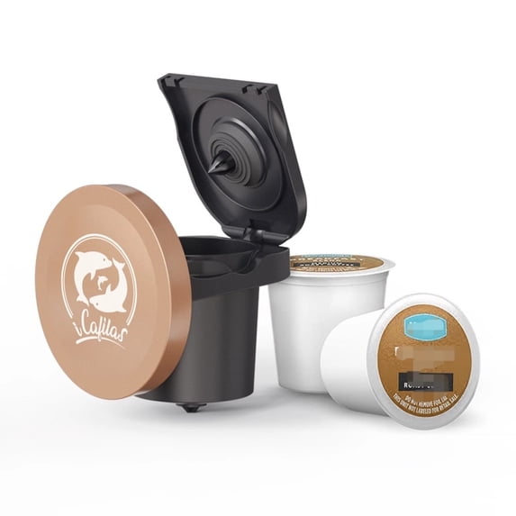 i Cafilas Refillable Coffee Capsule Adapter for K Cup for MINI Q Coffee Machine