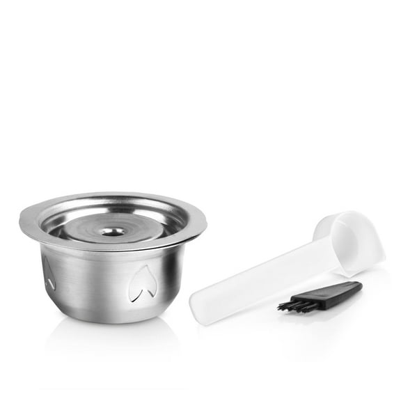 i Cafilas Stainless Steel Metal Coffee Capsule Compatible for Nespresso Vertuoline Pod Holder Vertuolline GCA1 ENV135 1 Capsules(230 ml)