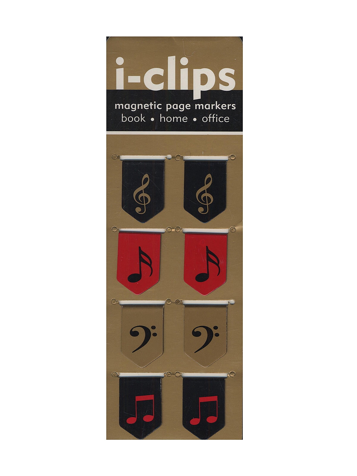 i-Clips Magnetic Page Markers Music (pack of 6)