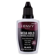 i-Envy by Kiss False Eyelash Adhesive Mega Hold Eyelash Adhesive Glue for Individual Cluster Lashes DIY Lash Extensions–Strong, Long Lasting Hold (Black)