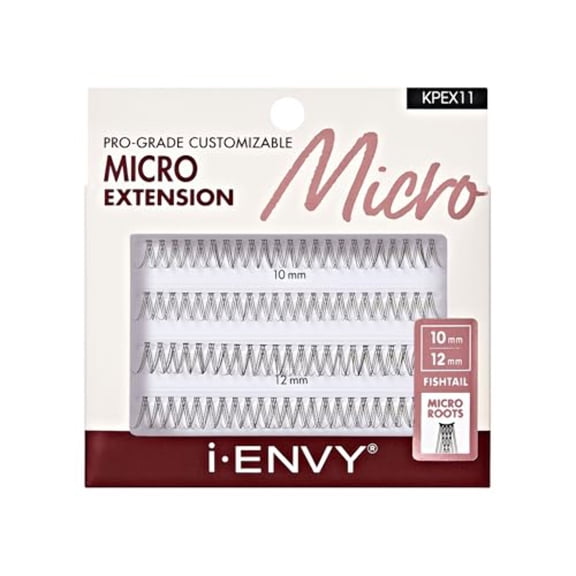 i-ENVY Pro-Grade Customizable Micro Extension – 10mm  12mm Fishtail Micro Roots KPEX11