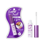i-ENVY Super Fast Quick Dry Clear Eyelash Adhesive , Long Lasting Strip Lash Glue for Eyelash Extensions, Easy to Apply Brush-On Glue with Silicone Tip, Latex & Formaldehyde Free (1 Pack)